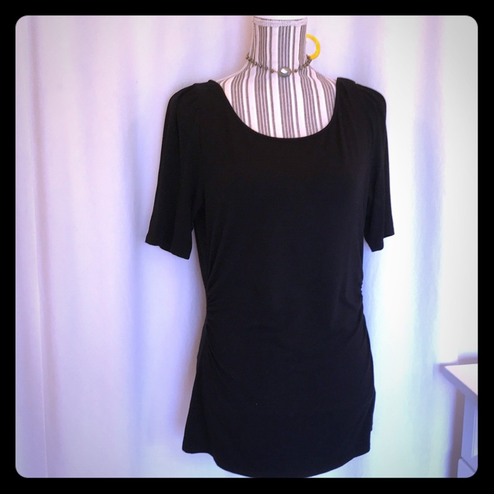 White House Black Market Black Top. Sz Med EUC